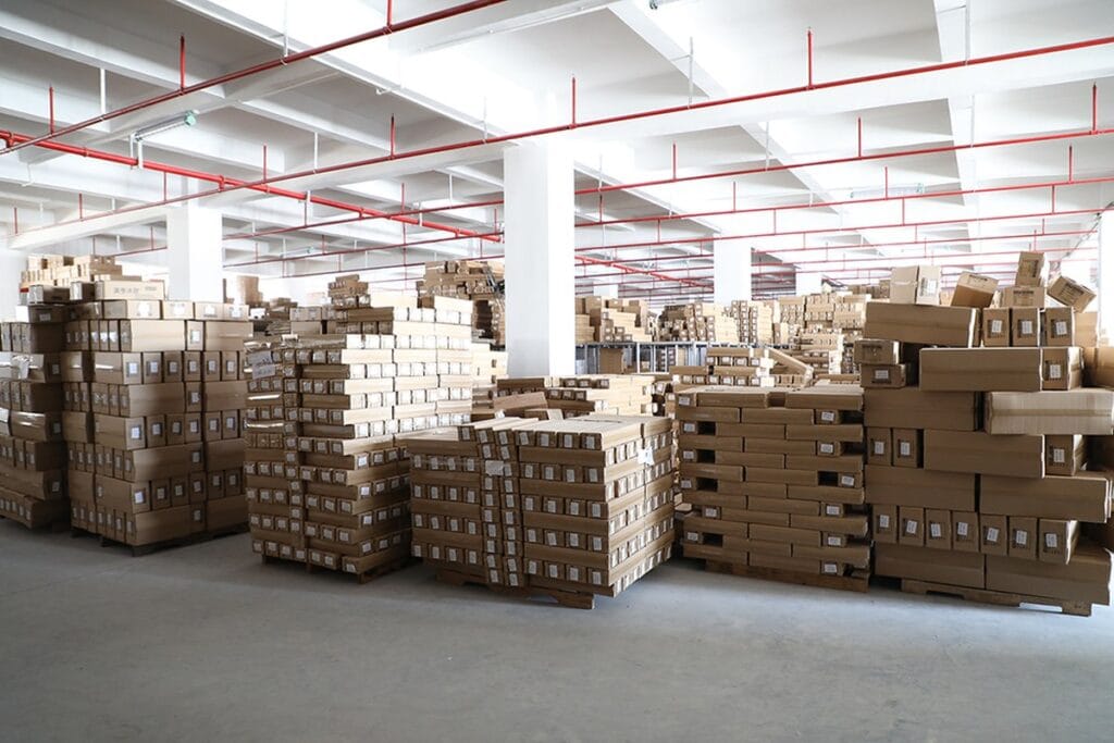 Partner facility packed mirror lights ready for shipment
