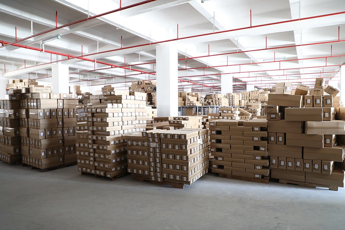 Partner facility packed mirror lights ready for shipment